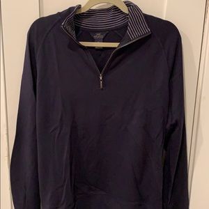 Brooks Brothers Navy Half Zip